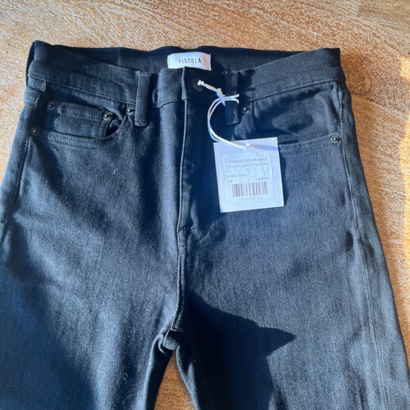 Pistola jeans, size 28, Teagan Slim fit, dark vinyl color - Picture 4 of 5